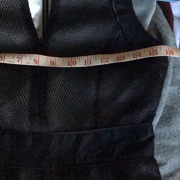 Armani Exchange netted, black and cream dress - Picture 4 of 13